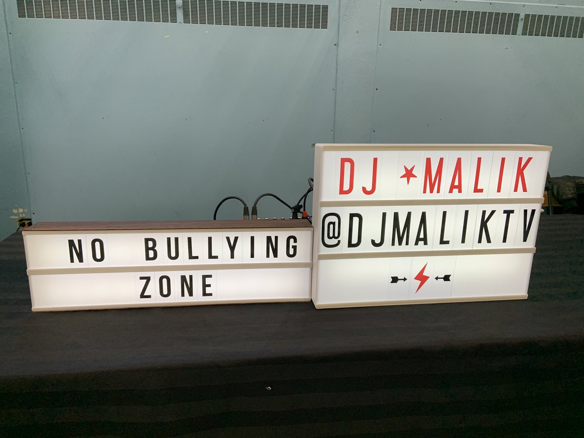 DJ Malik is in the house with his Anti Bullying tour. ##respectforall #formerroslynstudent