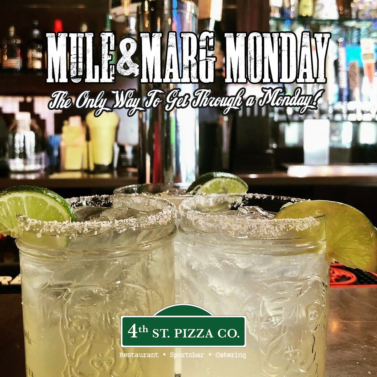 Mule &amp; Marg Mondays!⁠
⁠
#MuleandMargMonday #pizza #beer #mules #margs #cheers #muleormarg #KetelOne #DonJulio #drinkup #drinkthis #HappyHour #BestHappyHour #BestSportsBar #4thStPizza #dtsj #SJ #SouthBay #SiliconValley #bayareabuzz #siliconvalleylife
