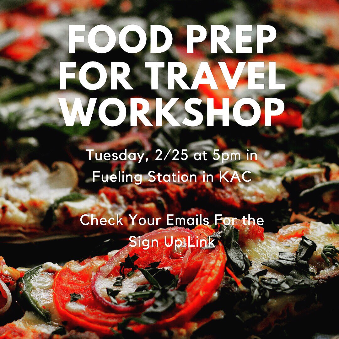 GoGriffsFuel's tweet image. Coaches and athletes- sign up for this session to learn some quick fix ideas to prep for when you are on the road. #griffs #gogriffs