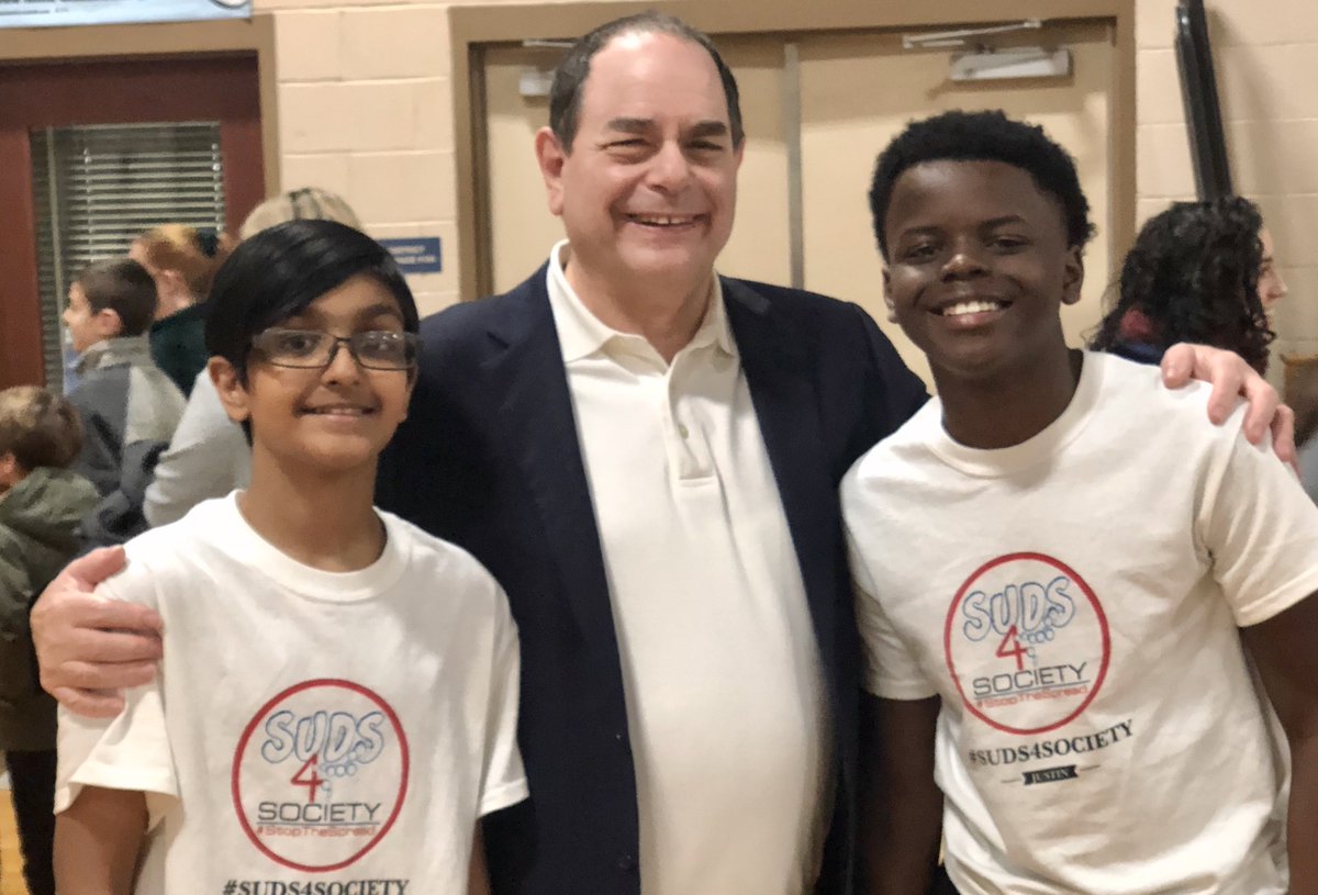 dfcusa's tweet photo. Thank you @marcprensky for invitting #DFCUSA students Justin and Daniel to @RamseySchool to share their #ICAN #DesignForChange project #SUDS4Society @pattiandreo @icandfc https://t.co/VtwD4dVMm4