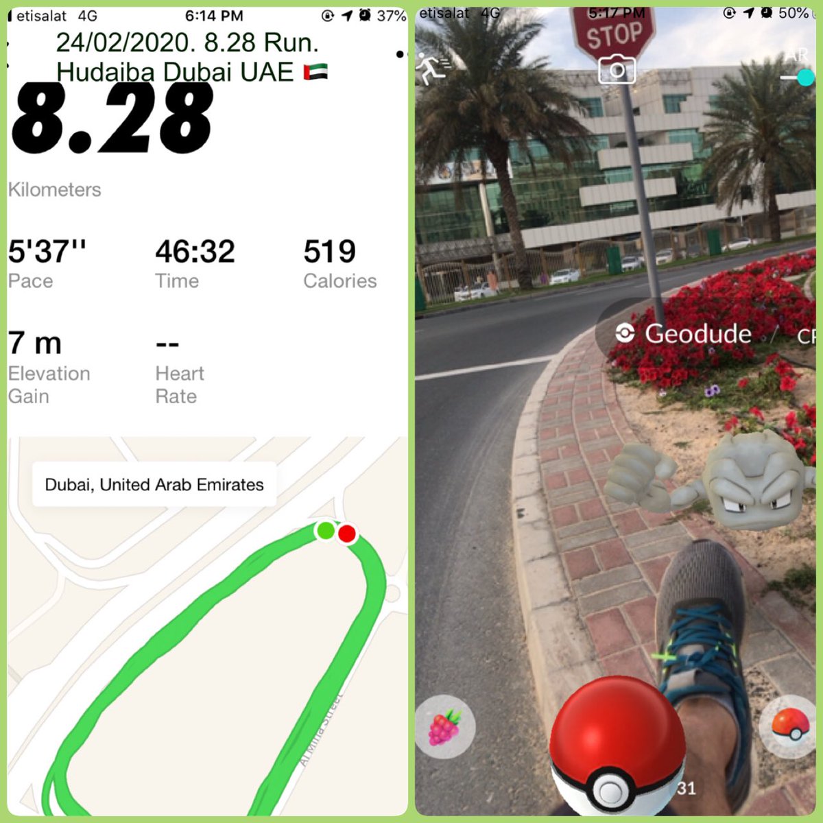 24/02/2020. 8.28 Run. Hudaiba Dubai UAE 🇦🇪. Temperature 27c. 
#Running #RunningWithTumiSole ##RunningMan #Dubai #adidas #PokemonGO #RUNNINGMANinMNL #RunWithUs #DubaiRunners #run #RunForYourWife #RunWithUs #life #COVID19 @debrakato @DHA_Dubai @MissCitronela