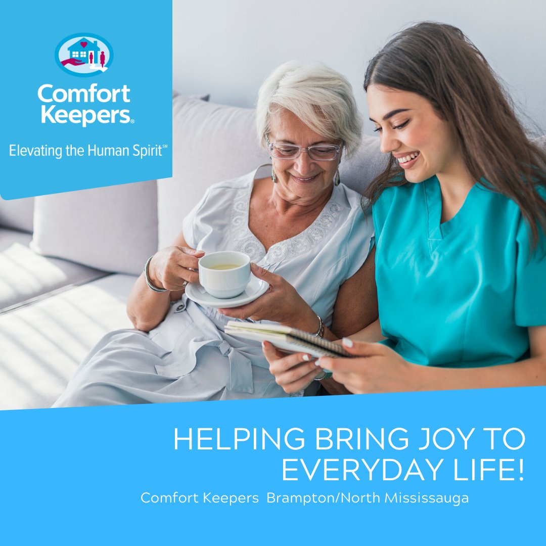 No matter our age, shorter days and colder weather can bring on the winter blues. 

One of the most important things we do as caregivers is brighten seniors’ days with moments of joy, no matter the season.

#ElevatingTheHumanSpirit #ComfortKeepers #MississaugaNorth