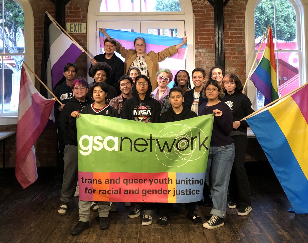 GSANetwork's tweet photo. #GSADay4RJ is over. Now what?
Keep your club energized & plugged into the GSA movement by launching or supporting a petition on the #GSAsUnite! Platform, a special tool made for LGBTQ+ youth organizing & advocacy in schools nationwide: https://t.co/fcE4HKh22R. https://t.co/fbeLddEPUA