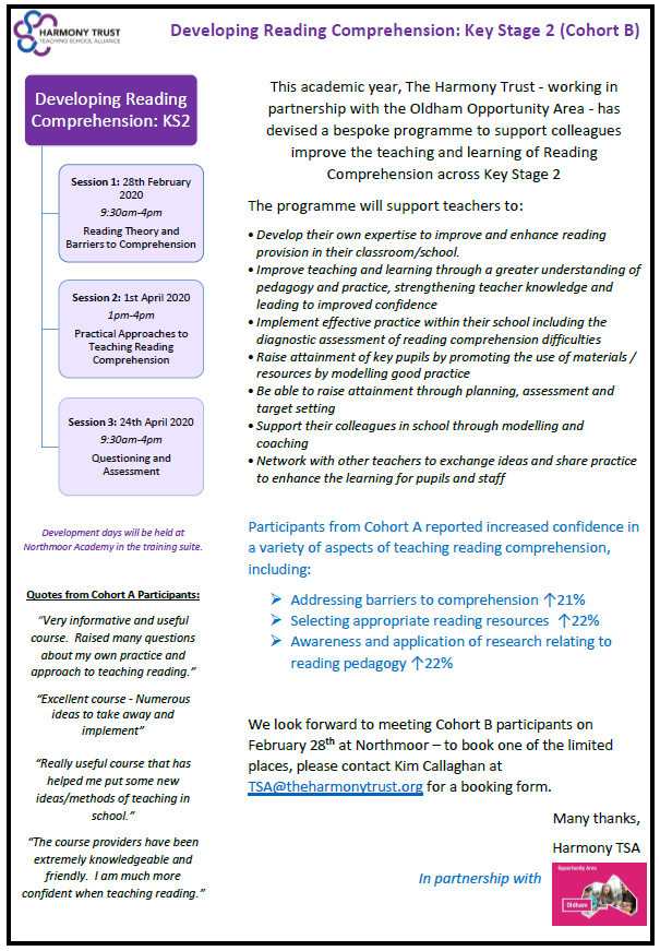 Here's some further information.....don't miss out!!!! FREE for Oldham Schools <a href="/OldhamOA/">Oldham Opportunity Area</a> #oldhamteachers #training #KS2 #oldhamhour