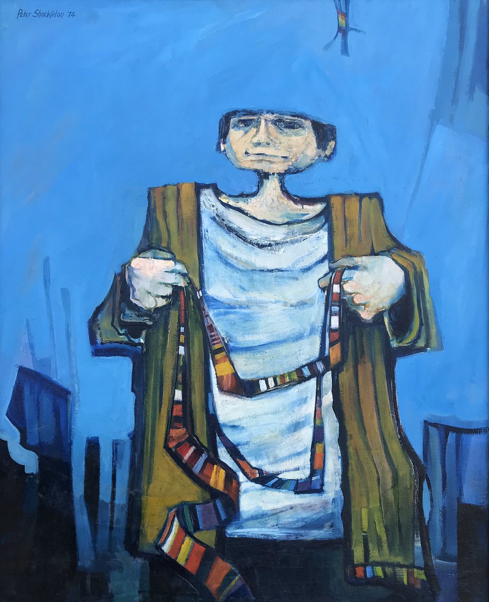 RaffiDerH's tweet photo. Peter Shackleton (b.1933) ‘The Ribbon Maker’ #petershackleton #ribbonmaker #modernbritishart #twentiethcenturyart #blackmoregallery #art https://t.co/PAKVFfMMf6