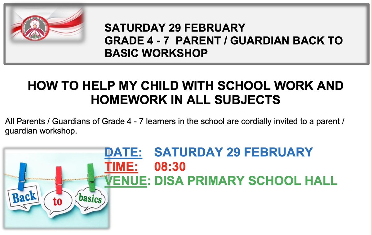 DisaPrimary's tweet photo. Read Disa Primary School Newsletter 7 of Term 1 - 2020 here --> https://t.co/bar7ehPQFp https://t.co/kmwypBPUGZ