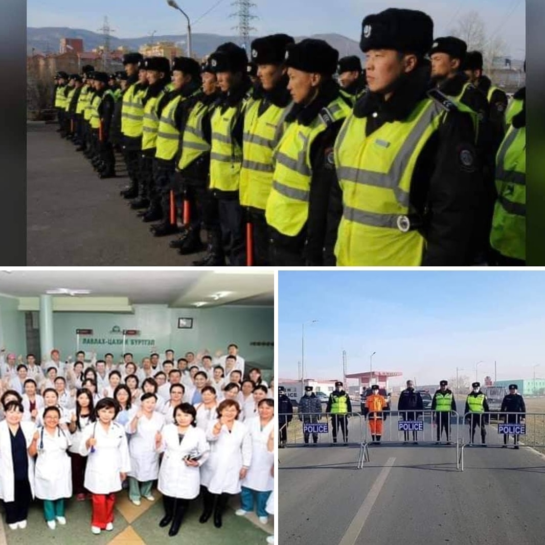 Бүхий л цагт тэргүүн эгнээнд үргэлж бэлэн зогсож өдөр шөнө, халуун хүйтэн, өвчин зовлонг ажирахгүй Монголын ард түмнийхээ төлөө ажилладаг бүх хүмүүстээ маш их баярлалаа. Эрүүл энх, сайн сайхан бүхнийг хүсэн ерөөе. Кроновирус холуур холуур