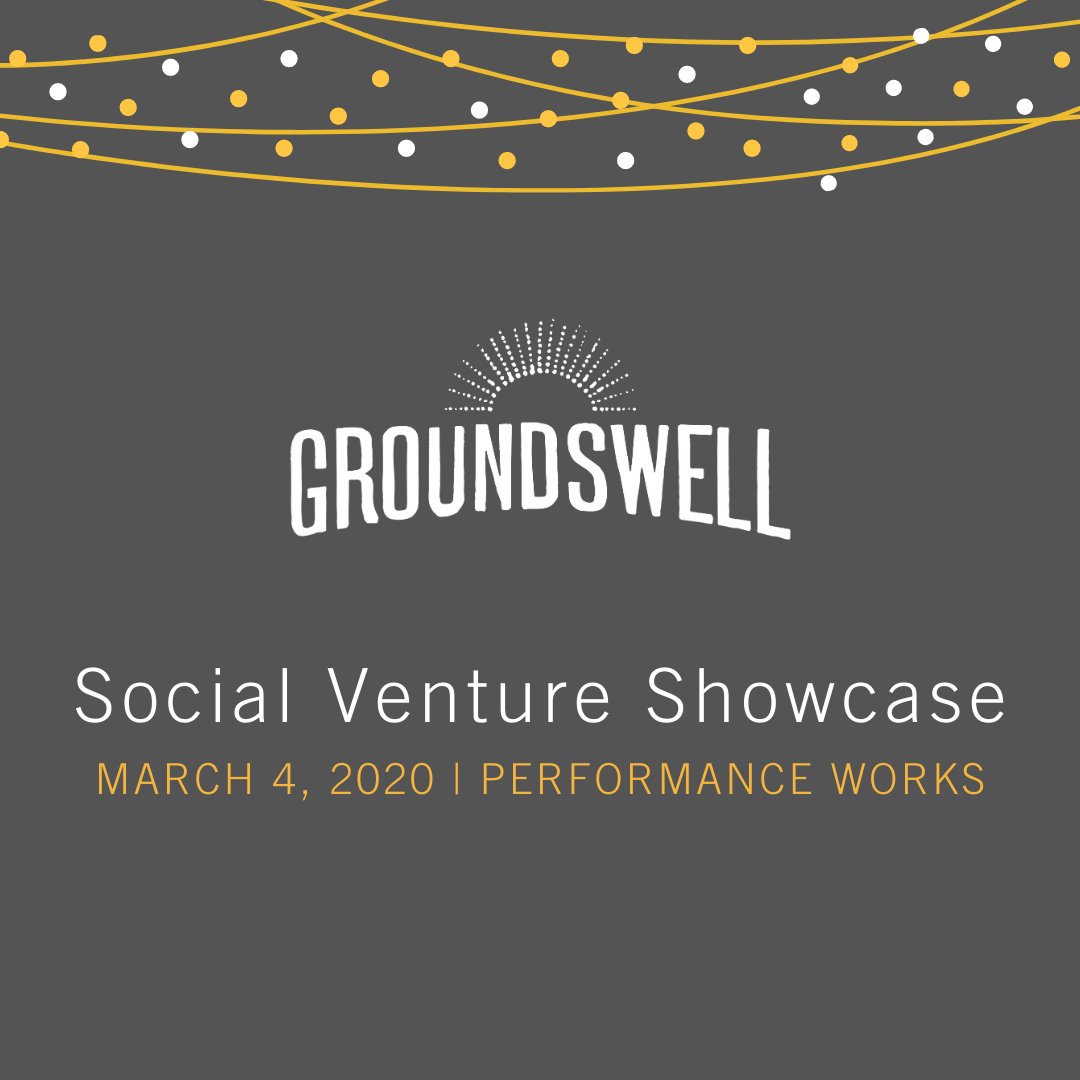 groundswellsch's tweet photo. Join us in celebrating #Vancouver's newest socially conscious small businesses and meet the brand new entrepreneurs who are building them at Groundswell's 10th Social Venture Showcase on March 4! https://t.co/z8NJfRiFZT https://t.co/wi5p6QHle4