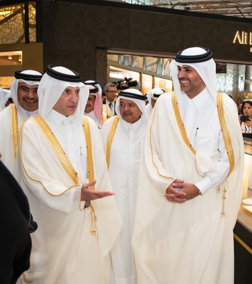 Qatar Airways on Twitter: "#QatarAirways welcomed VIPs to a glamourous  opening day of the #DJWE2020, held under the patronage of His Excellency  Sheikh Khalid bin Khalifa bin Abdulaziz Al Thani, Prime Minister