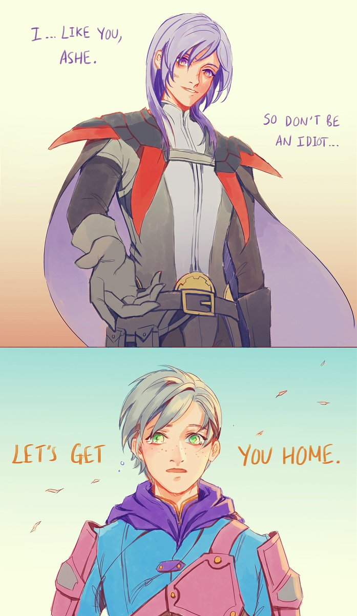 No canon Yuri & Ashe support? As if that ever stopped me

#fe3h #fireemblemthreehouses #yurileclerc #asheubert #yuriashe 
