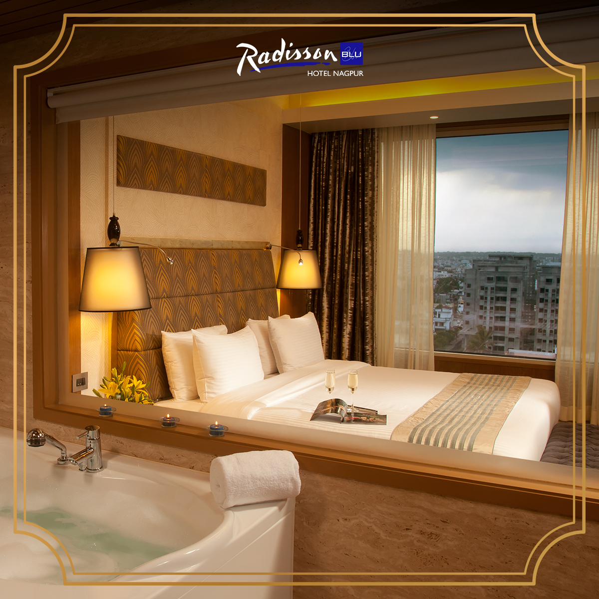 RadissonNagpur's tweet photo. We make sure of your comfort and help you relax with our luxurious and extravagant stays. We at Radisson Blu Nagpur assure a cozy time just for you.
#ExperienceRadisson #RadissonSocialHub https://t.co/NGEdz3698N