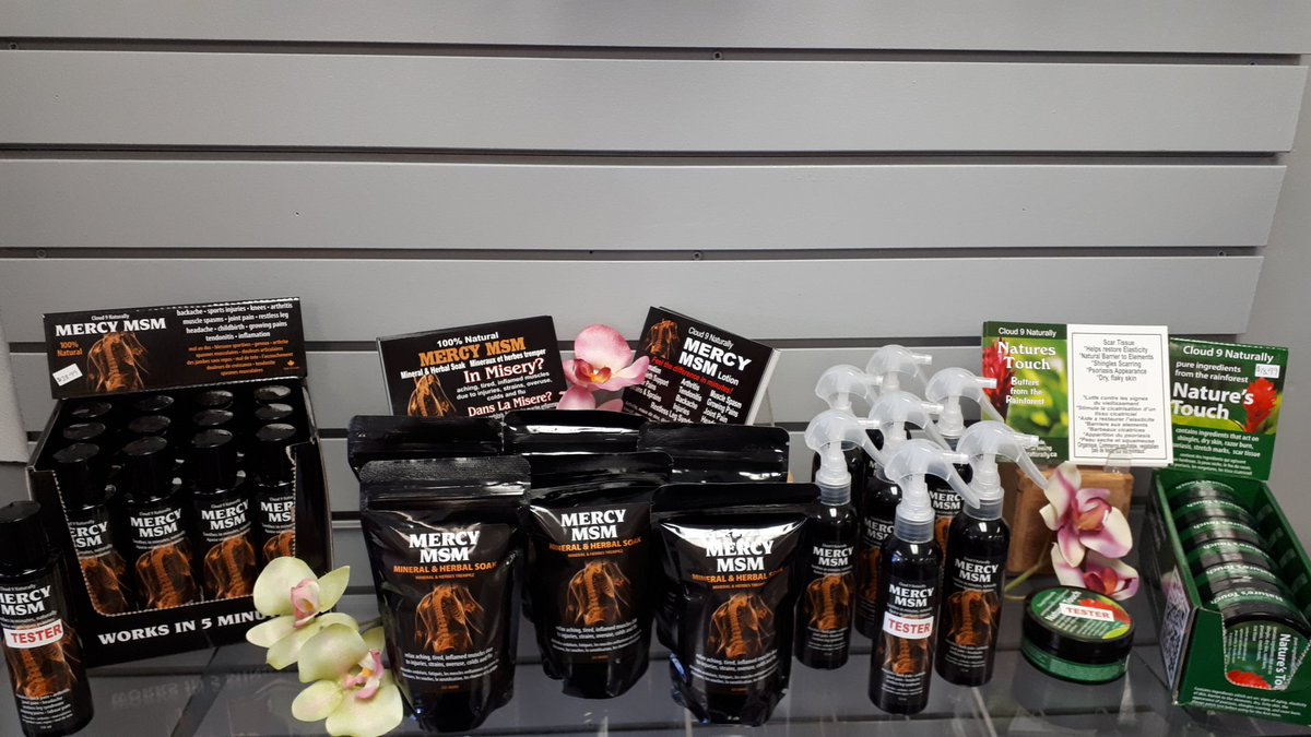 Alison's Embroidery &amp; Gifts now carries Cloud 9 Naturally!

Testers available. Stop in today and try it out. 

1278 4th Avenue