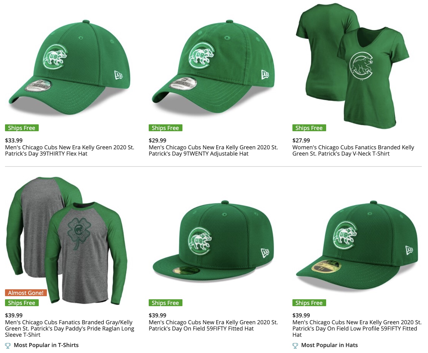 Bleacher Nation on X: The MLB Shop just released its St. Patrick's Day  lineup for this year - here's the new Cubs gear:    / X