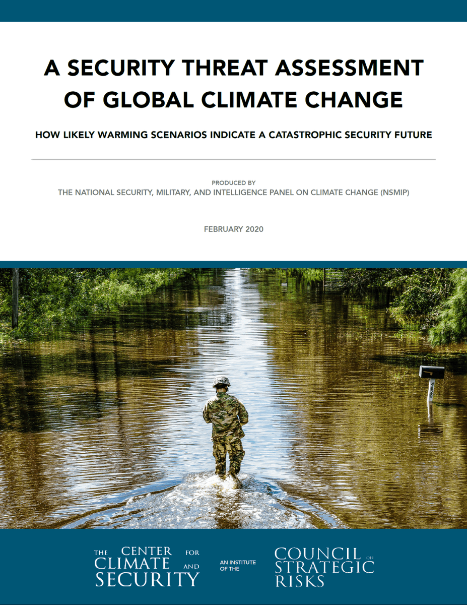CSRisks's tweet photo. RELEASE: Future Climate Change Presents High-to-Catastrophic Security Threat, Warn U.S. National Security, Military and Intelligence Experts in New Assessment https://t.co/aUKGSeF1E7 https://t.co/pKLGI7tNtm