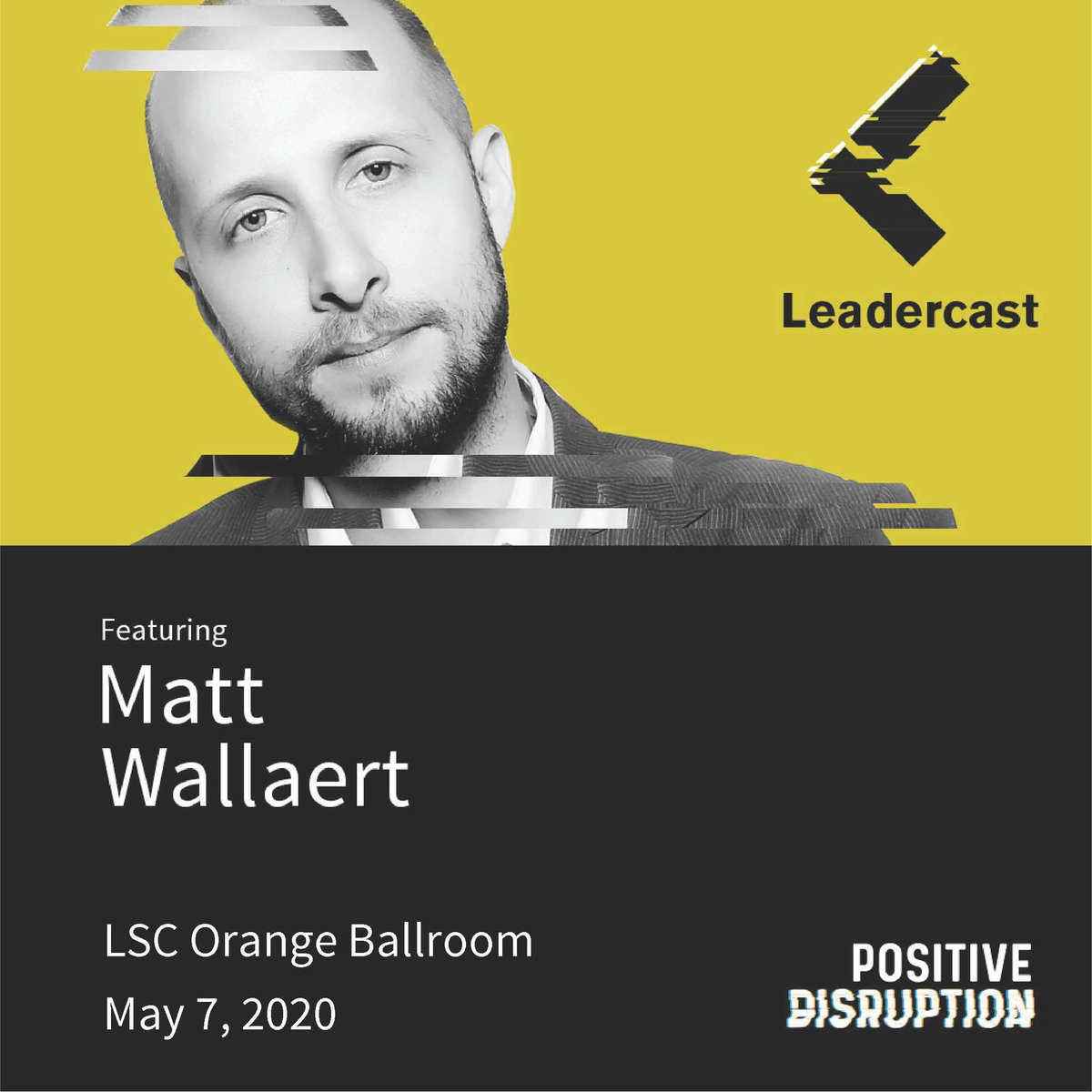 LeadercastHvl's tweet photo. For more than 15 years, Matt Wallaert has spoken to hundreds of audiences about behavior change, including the United Nations, South by Southwest and more!

To hear Matt Wallaert speak click the link in our bio to register for Leadercast 2020!

#Leadercast2020 #PositiveDisruption https://t.co/702o4za6Iv