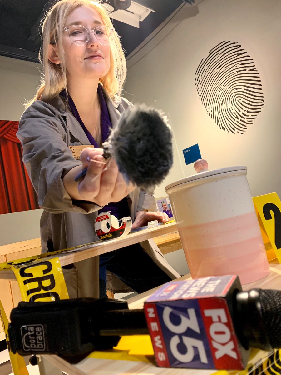FOX35David's tweet photo. You’ve been given a license to spy at the new TOP SECRET exhibit @orlandoscience. 

If you love decoding, puzzles, and tricks of espionage, then don’t miss this spectacular attraction. https://t.co/YvUUjW7mZP