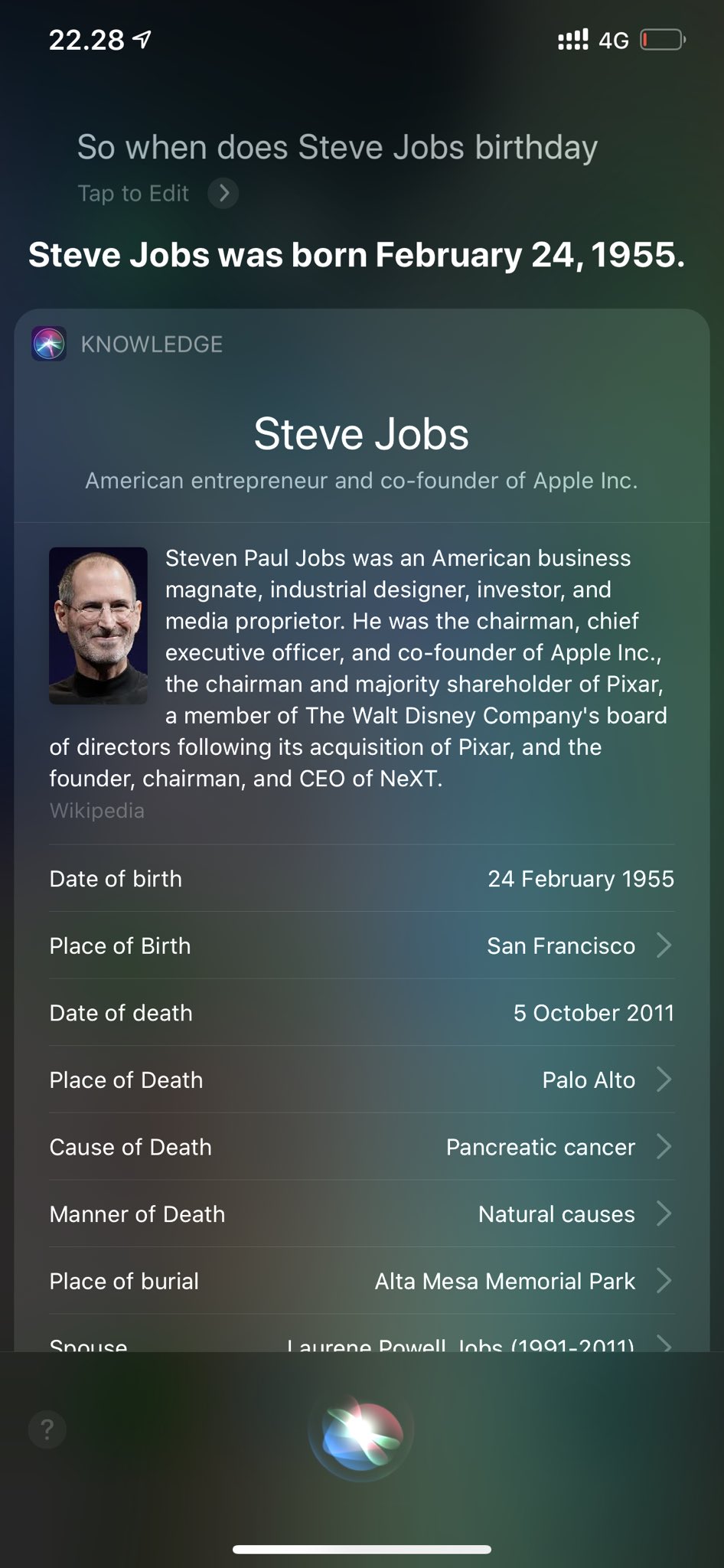 Happy birthday Steve Jobs 