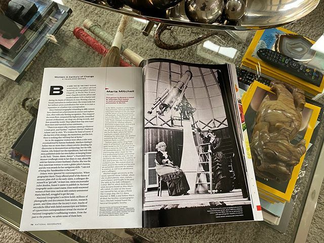 DangerLonghorn's tweet photo. Being a Massachusetts native, this article about Maria Mitchell, the first person to discover a comet by telescope and the first woman to work as a professional astronomer in the US was an interesting read. Thanks @natgeo for including astronomy quite re… https://t.co/1kLbNjP4Vh https://t.co/sjBH3HYMHc