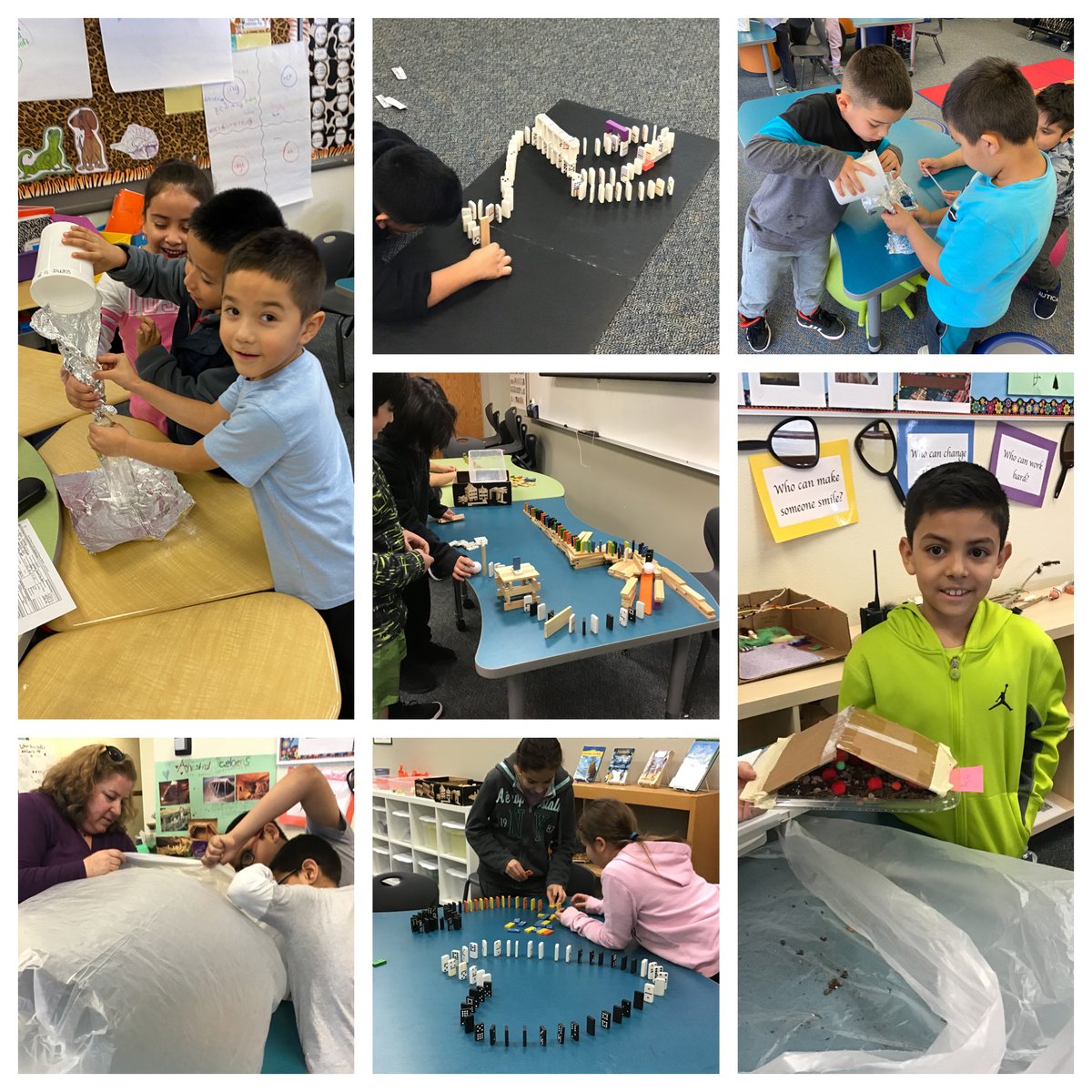 ColumbineES's tweet photo. When we explore the E in STEM, students learn that engineers design, test, and improve the world around us! #EWeek2020 #STEMbyDesign #StVrainStorm https://t.co/DFMyInMiEf