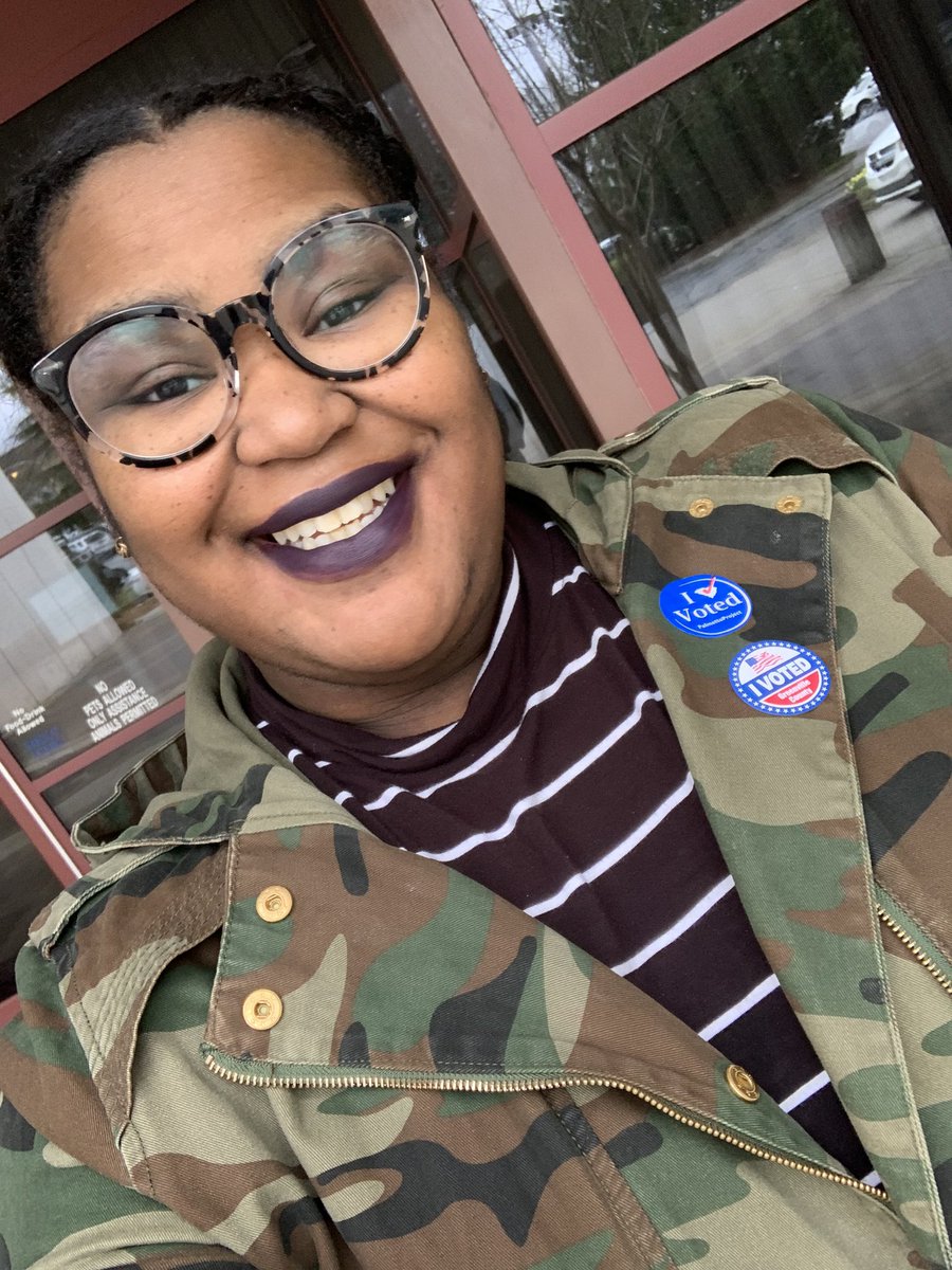 the_aallen's tweet photo. I voted and I voted again!
I don’t think I’ve ever voted for sheriff and that was cool but voting for Joe after being on the campaign trail was extra special. See y’all at the victory party! .@JoeForSC ! https://t.co/h8qkmMBEbM
