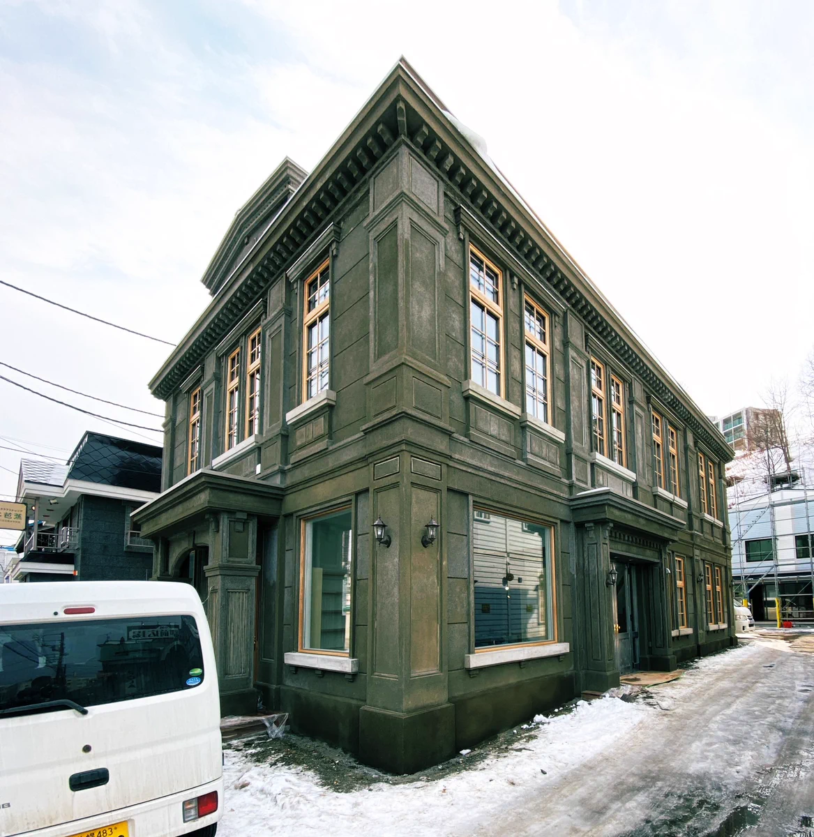 小樽で古い建物を見つけたかと思いきや？新築だったwww