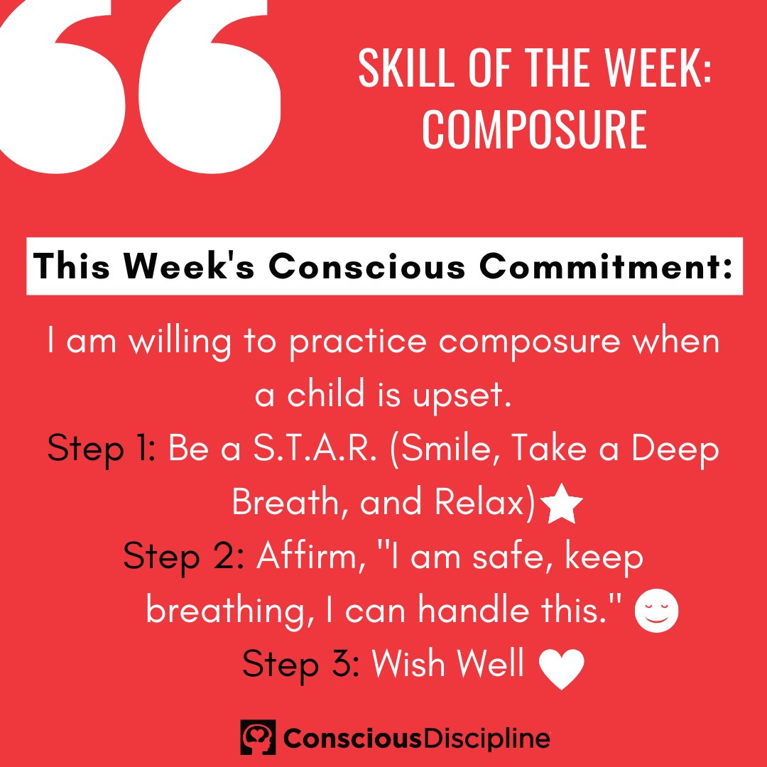 Today is the start of our new series about the "Seven Skills of Discipline," and to kick it off is our first skill of "Composure." With that in mind, see our "Conscious Commitment" for this week below. Willing? Retweet us with "ImWillingRU."⭐️#iHeartCD #composure