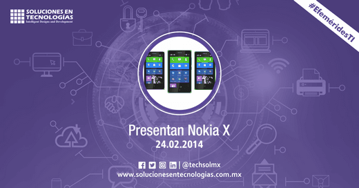 techsolmx's tweet photo. Un día como hoy (24/02/2014): Nokia presentaba sus teléfonos inteligentes corriendo Android 4.1 Jelly Bean los Nokia X, X+ y XL, por Stephen Elop en el Mobile World Congress. https://t.co/X03rqGL4wu
#SomosSoluciones #EfeméridesTI #Nokia #Android #JellyBean #NokiaX #StephenElop https://t.co/VRd4r5iGM9