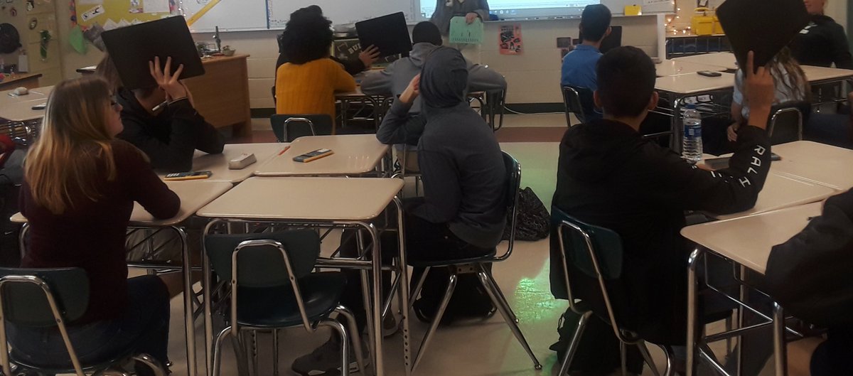 TheRealJJacks's tweet photo. Pictures don't do this justice. I wish you all could hear the discussions between the students. Thanks @dolphingal369 for letting me sit it on this awesome low-prep, HIGH-engagement activity. #QuadrilateralCraze @delandbulldogs @VCSMath https://t.co/xtR0YikJrU