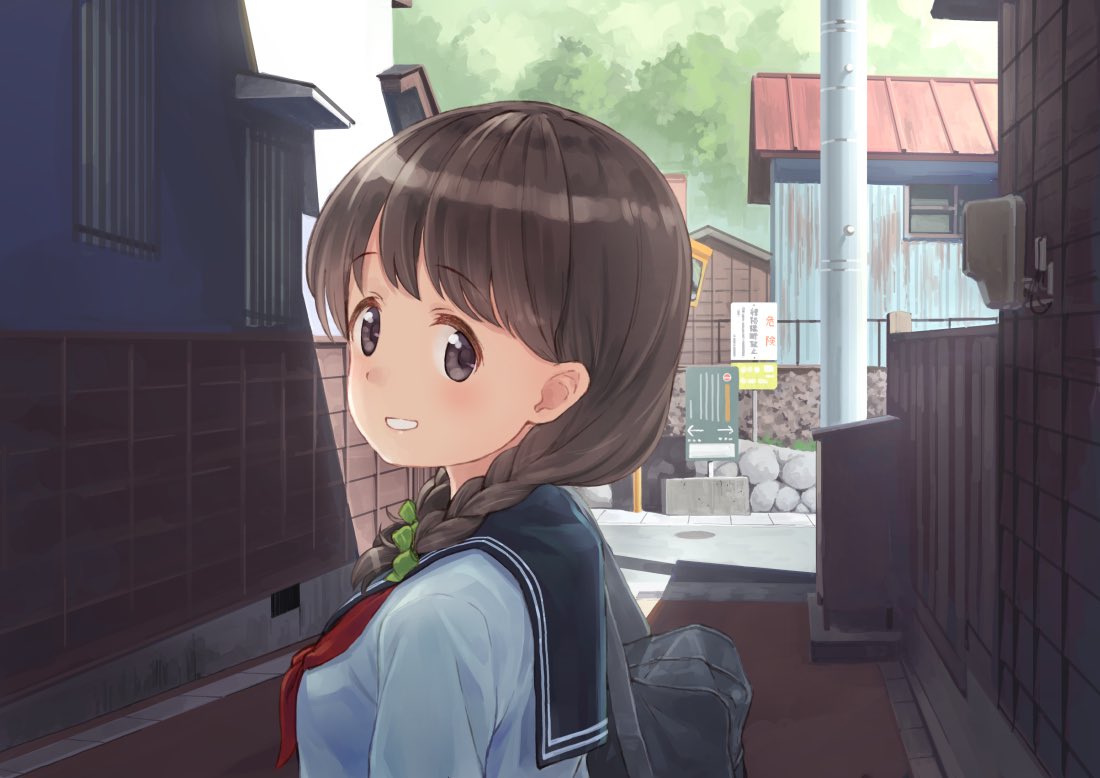 「#いい絵を描くのでフォローしてください
風景画とラブライブが好きです 」|エイチスのイラスト