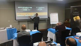 NobelBiocareUK's tweet photo. Dr Gonçalo Dias introducing our new implant surface TiUltra to clinicians last week at the 1 day “Immediate function and aesthetics” course in London.  

#Nobelbiocare #Allon4 #dentalimplants #dentistry #TiUltra https://t.co/moQZ00VtCe