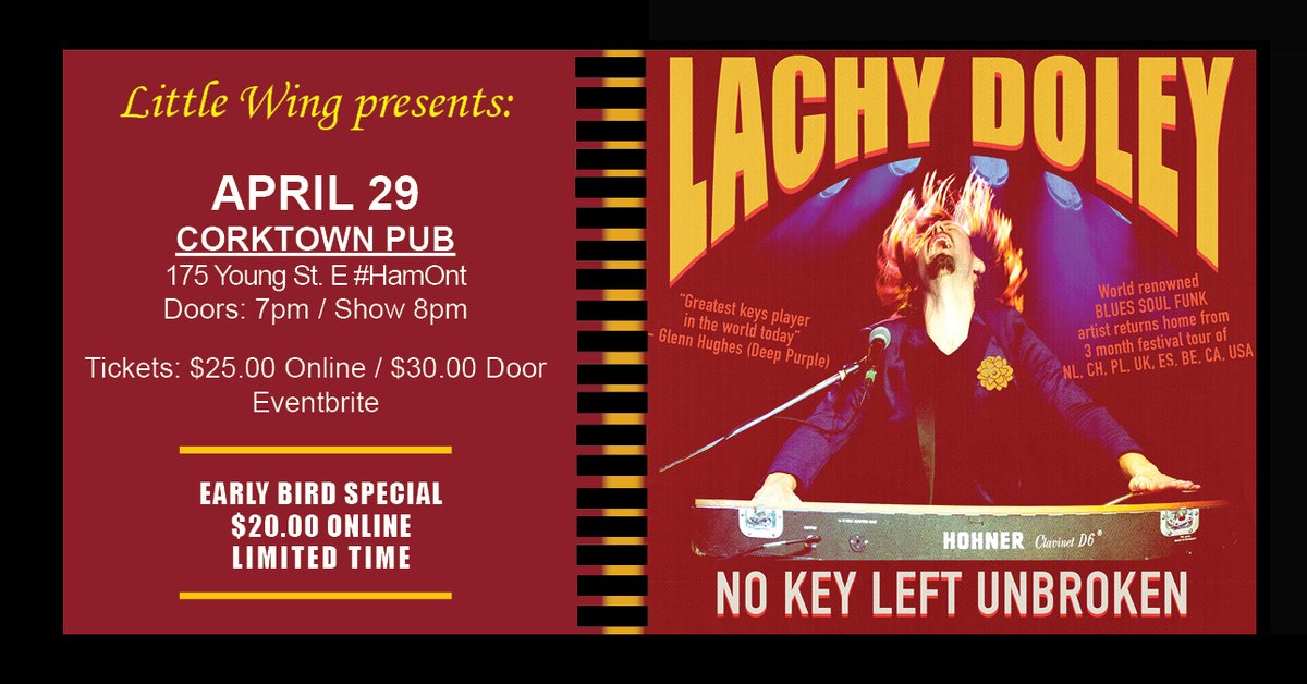NxtStpsPlanning's tweet photo. @thecorktown has @LachyDoley  coming and we found some early bird specials! But act fast! Price goes up on Saturday!https://t.co/ro3rdDQCjb https://t.co/QZxUXqmRvr