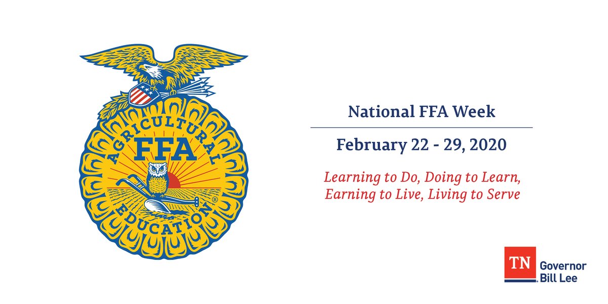 FFA prepares our nation’s youth by developing their potential for leadership, growth &amp; career success through ag education. Proud to support the life-changing work of <a href="/NationalFFA/">National FFA</a> &amp; our 14,000+ <a href="/TNFFAFoundation/">Tennessee FFA Foundation</a> members right here in the Volunteer State.