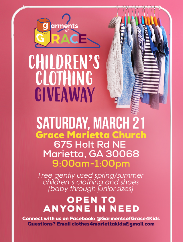 LockheedElem's tweet photo. Please see the photos for additional information about the generous Children's Clothing Giveaway from Grace Marietta Church on Saturday, March 21st! 👕🎽👖 🙏 https://t.co/jM1MErrNJx