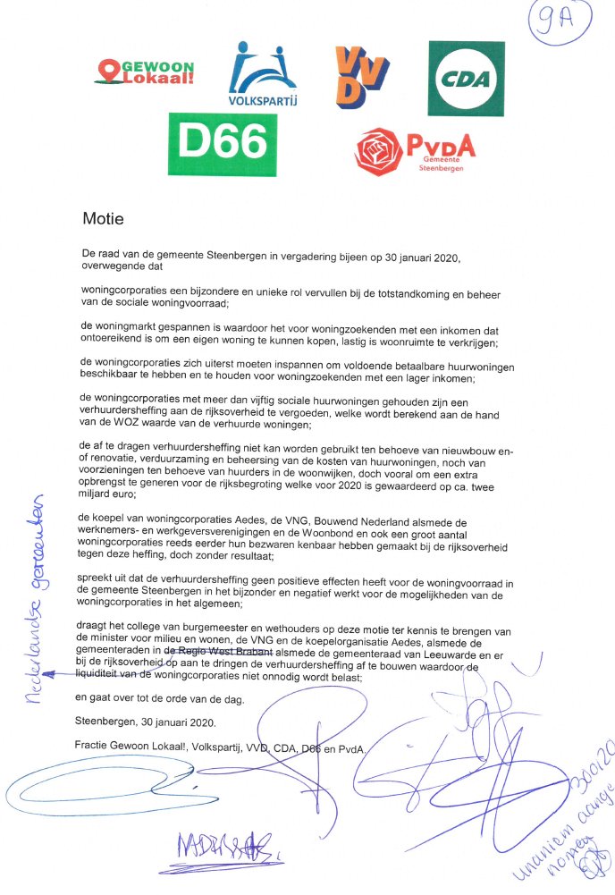 Opvallend: Lokale VVD-fracties zien de gevolgen van de Verhuurderheffing op de volkshuisvesting in hun gemeente en keren zich er tegen.