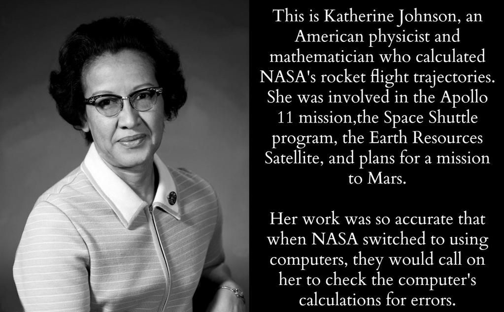IFLScience's tweet photo. RIP Katherine Johnson, who died today aged 101. She took us to the Moon. https://t.co/hBfxPlAX6y