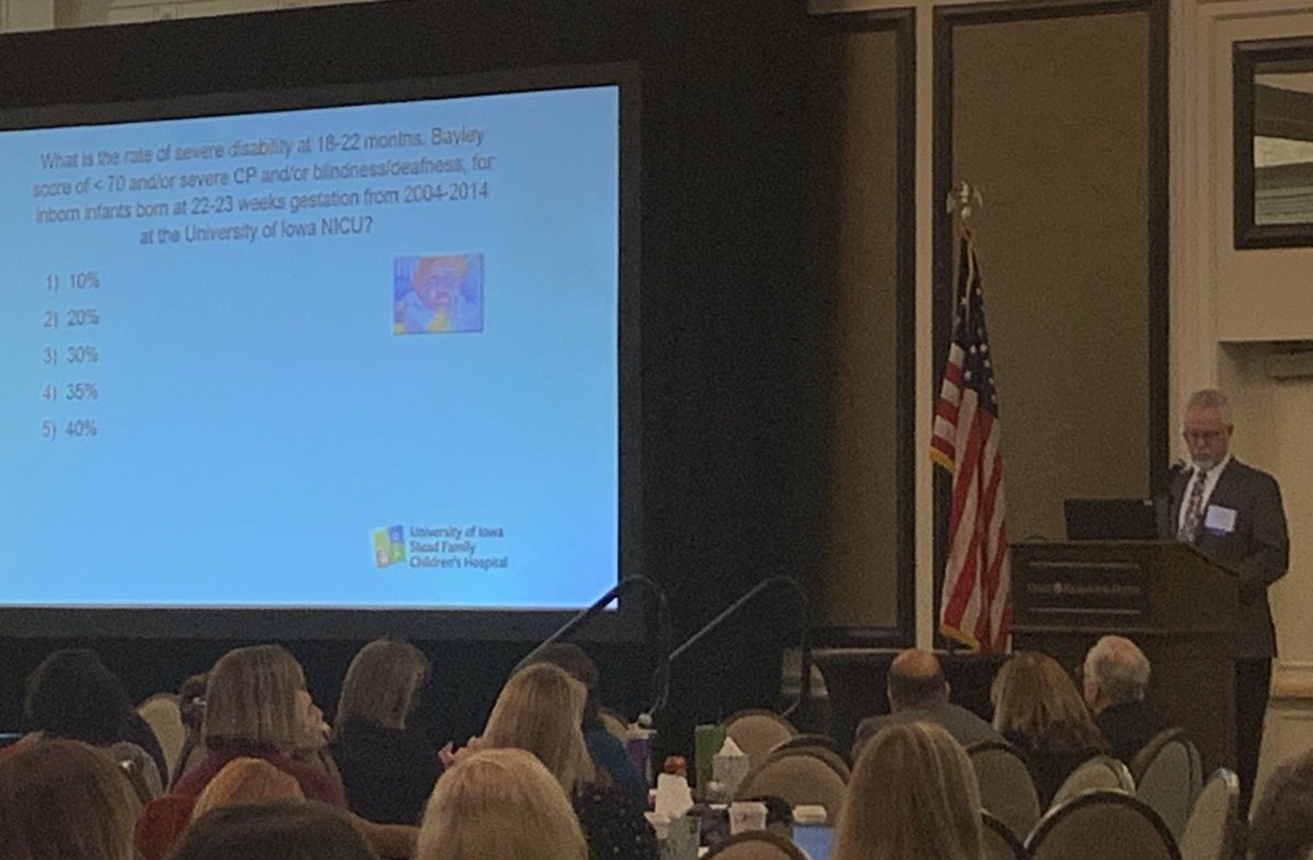 VAHealthInfo's tweet photo. Dr. Jonathan Klein from @UIchildrens talks about the management + outcomes of infants born at 22-23 weeks. “Survival may be difficult!
But; not impossible and not hopeless!”
#savelives #VNPC @VNPCMomsBabies https://t.co/j5ogmW3VnY