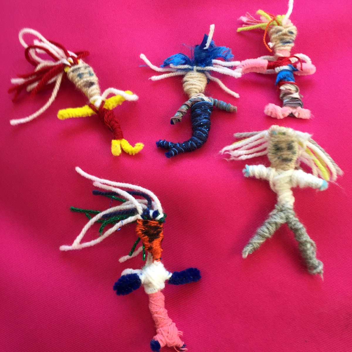 SomersetLib's tweet photo. No worries here at #ChardLibrary as Jo helped us make Guatemalan Worry Dolls.
Once we've told them our worries and slept with them under our pillow we wonโt have to think about our worries anymore. ๐ https://t.co/CpYzGj0NPy
