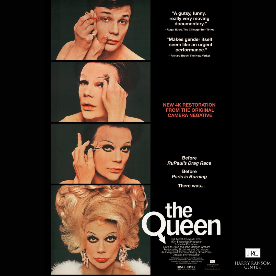 ransomcenter's tweet image. Before “RuPaul’s Drag Race”
Before “Paris is Burning”
There was…

The Queen.

This ground-breaking doc introduced audiences to the world of competitive #drag. See a collection of images and materials associated with “The Queen” in our “Stories to Tell” exhibition. #onviewnow