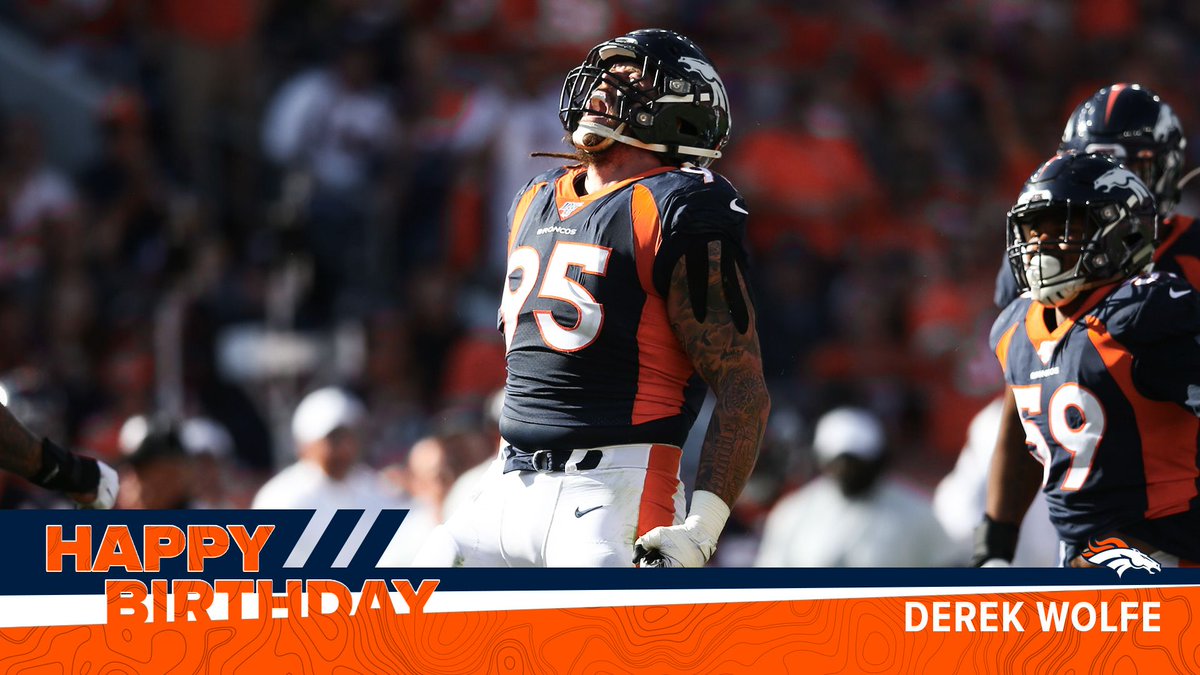 🐺🐺🐺

RT to help us wish <a href="/Derek_Wolfe95/">Derek Wolfe</a> a happy birthday! 🎉
