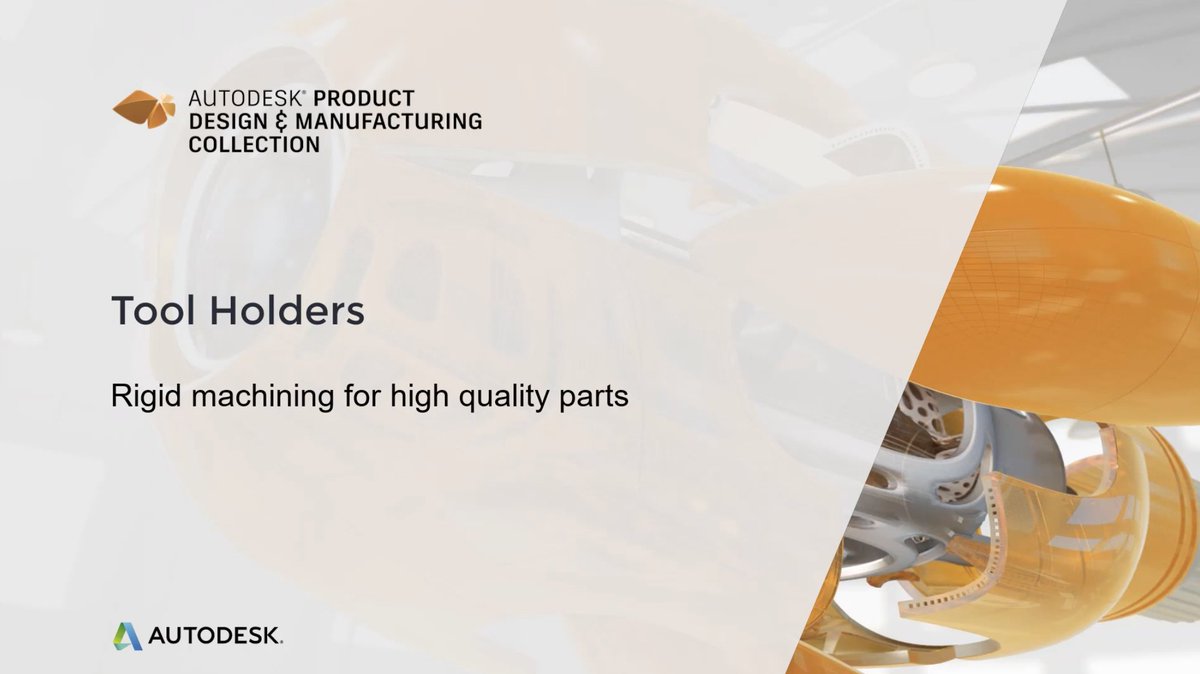 There's a number of tool holder options available to hold the tool rigidly in the machine for cutting. 

Watch this short video to learn more: autode.sk/3bG68r6