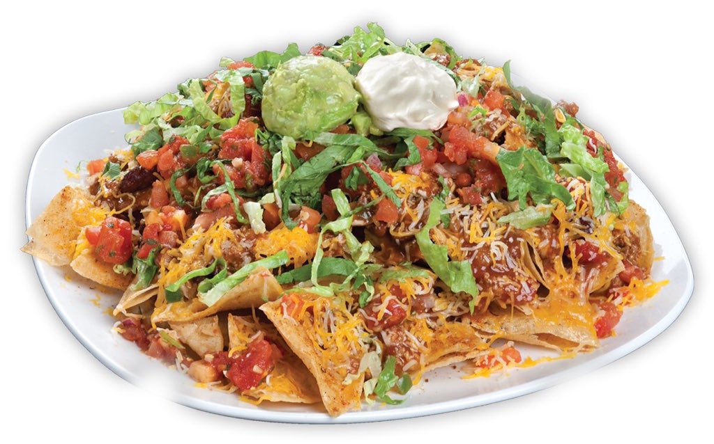 February 24: National Tortilla Chip Day - Get “macho” today and celebrate National Tortilla Chip Day with our Macho Nachos. White corn chips piled high with our famous chili, cheddar-jack cheese, salsa, shredded lettuce, sour cream, and avocado—$9.99.