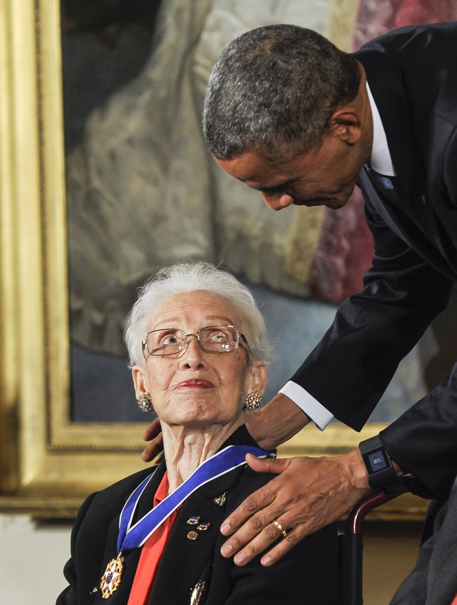 Essence's tweet photo. Katherine Johnson's work will forever live on! #BlackGirlMagic #RIP 🕊️https://t.co/300Fw8zcJD https://t.co/msOa0pMpQa