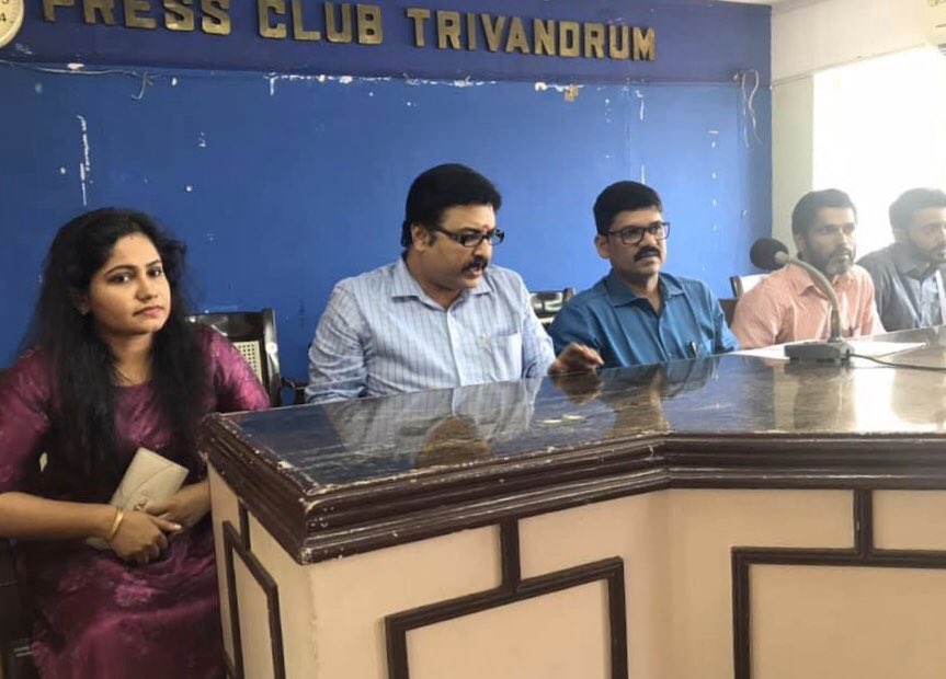 drrajeshks's tweet photo. INYGMA Kerala Chapter held a Press Meet today at Press Club Trivandrum to highlight the issue of Yoga &amp; Naturopathy regulation in the #NCISM Bill. Kerala Chapter will launch a Satyagraha in support of regulation in Kerala State Capital tomorrow. 
@PMOIndia @narendramodi @moayush https://t.co/MxssbWJ83v