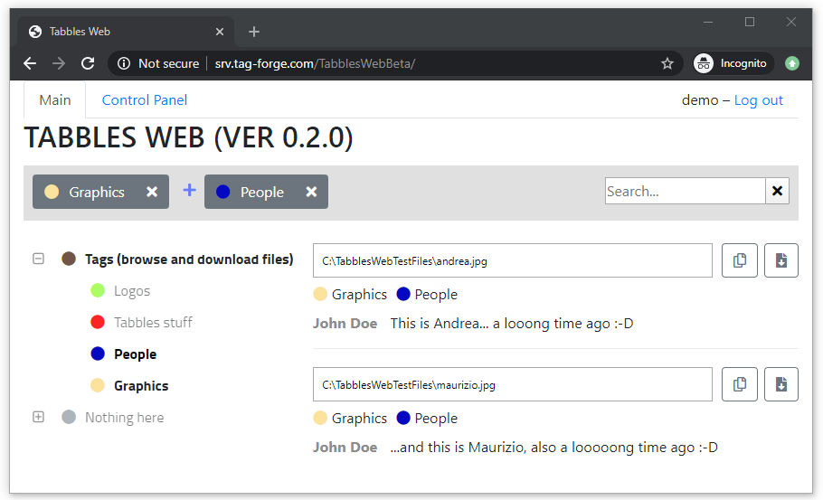 Tabbles's tweet photo. From our blog: Tabbles Web 0.2 update  
(Read the rest on the https://t.co/1BSSlkaqx9)
HELLO WORLD

We've been working on Tabbles Web, in this 0.2.0 version we added the comment viewer and improved the search:

The... https://t.co/uLKNxgUmnF