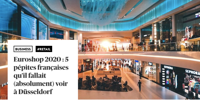 Cette année, la rédaction de Maddyness est partie à la découverte d’EuroShop et des futures pépites du #retail 👉 buff.ly/32rjdjV cc <a href="/Cloudi_fi/">Cloudi-Fi</a> <a href="/Alcmeon_repond/">Alcméon FR</a> @by_stamp <a href="/deepidoo/">Deepidoo</a> @ZeroGachis <a href="/LaFrenchTech/">La French Tech</a> <a href="/businessfrance/">Business France</a>