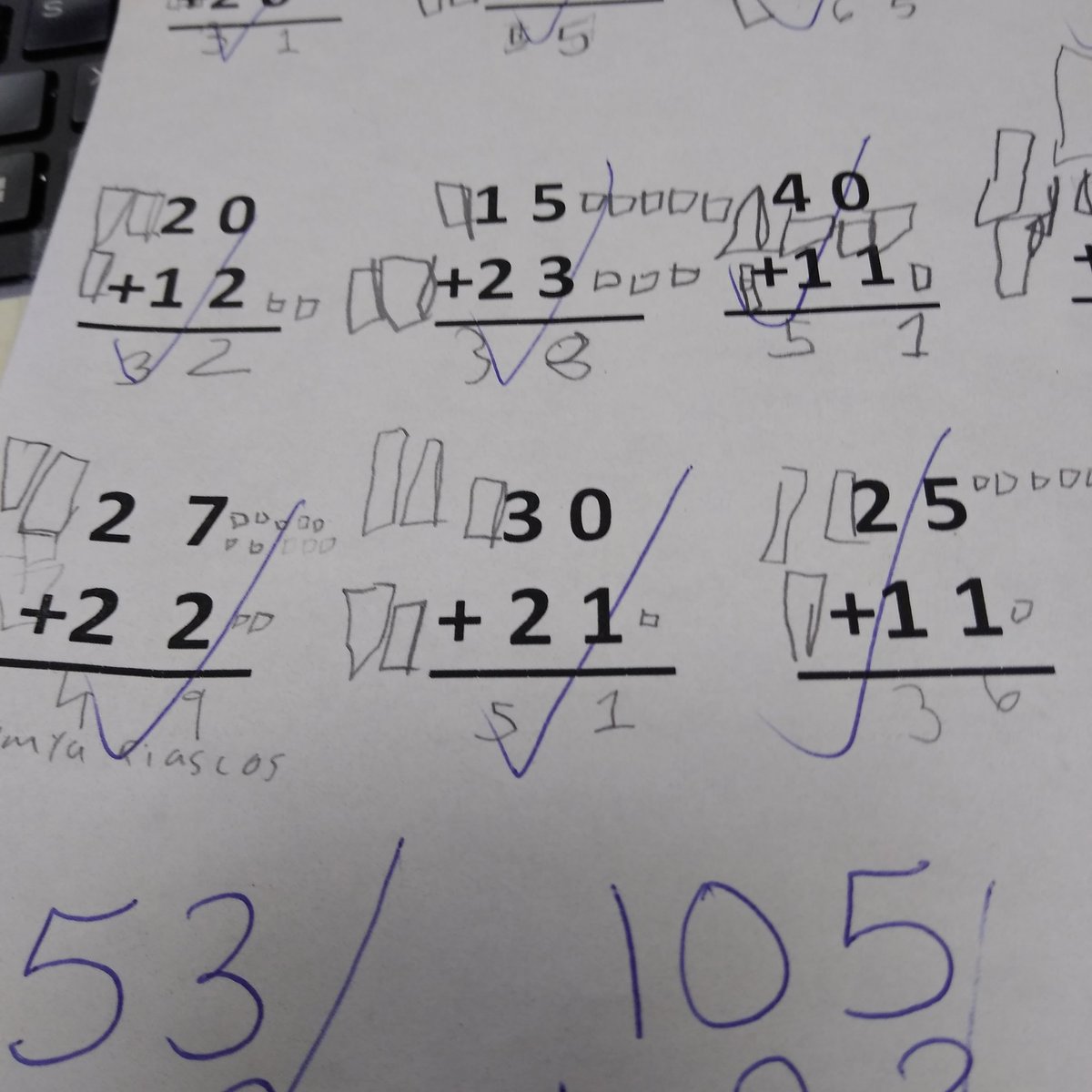 AllegraFaye's tweet photo. Yayyyy!!! Just about all of my kids can add without regrouping! Now I can move on to adding with regrouping! 😍😍😍#itwasastruggle #1stgrade #addition #placevalue #happyteacher @AliefMathK6 @HolmquistES https://t.co/fWJ5FRfEDo