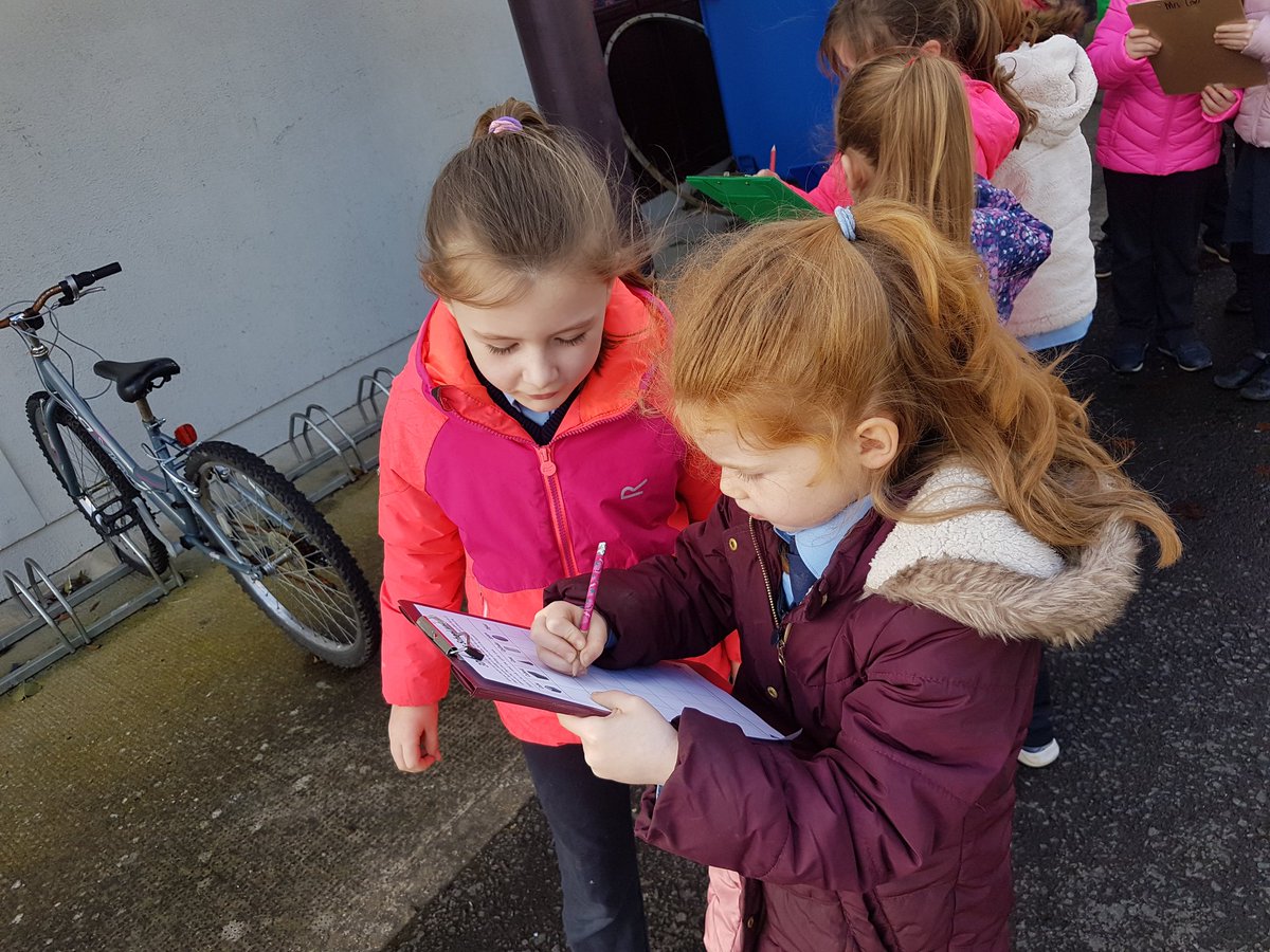 MsKane1stclass's tweet photo. Today we used our maths eyes to find 3d shapes around our school! https://t.co/xd9UBHSNuC