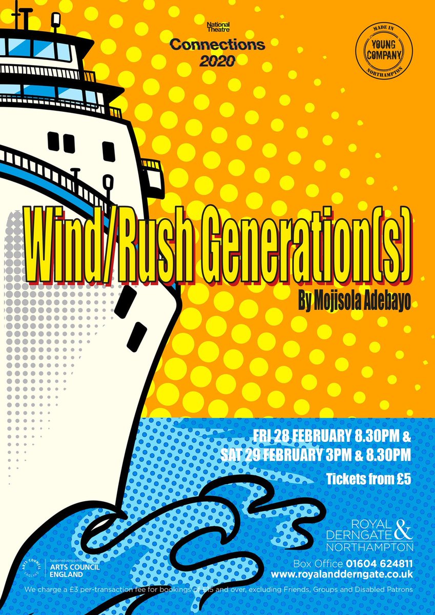 RDYouthTheatre's tweet photo. Come and see our double bill of @NTConnections performances this week - we’re so excited to share the creative responses of both groups to these fantastic new plays. Call Box Office on 01604 624811 or book online today! #Windrush #Witches #Connections2020 #DoNotMiss https://t.co/wLs8Nzks7u