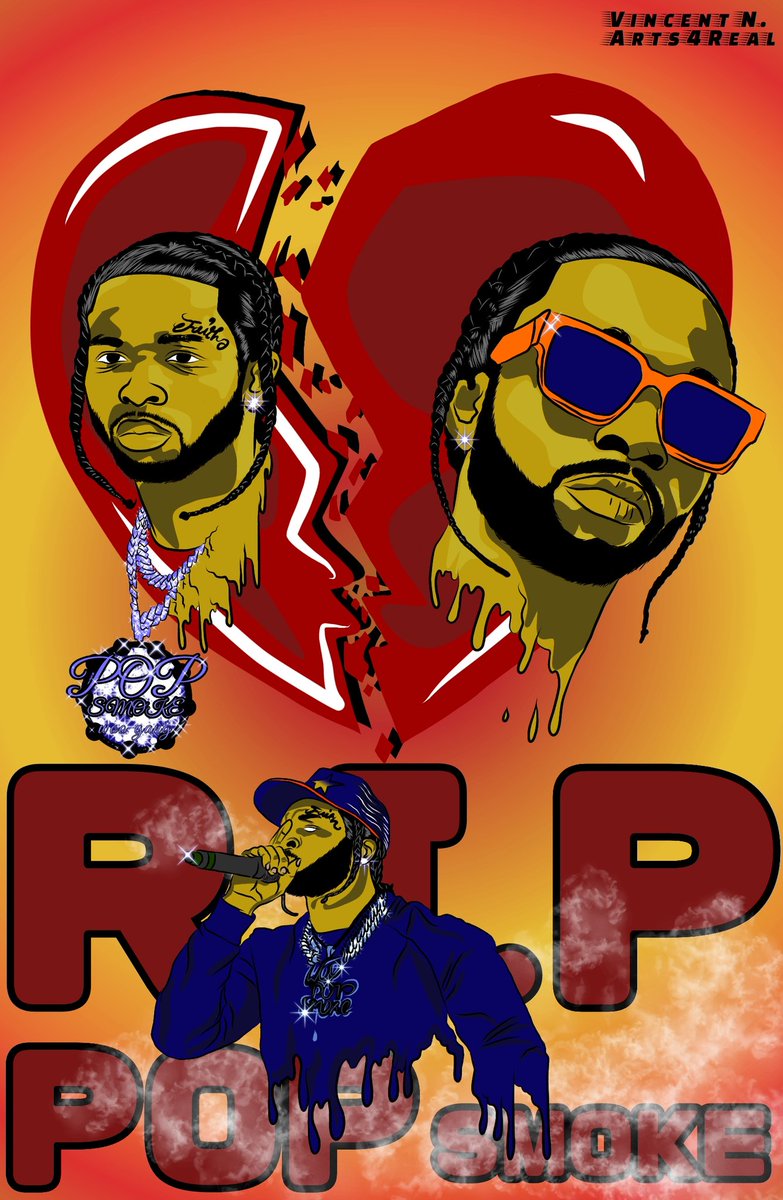 Arts4R's tweet photo. R.I.P Pop Smoke
1 of my Favorite Rapper, gone too soon. Rest Up G
#Arts4Real #Arts4Real.blogspot.com #DigitalArt #artwork #PopSmokegone2soon #RestUpG https://t.co/2Ad8fwv3Vg
