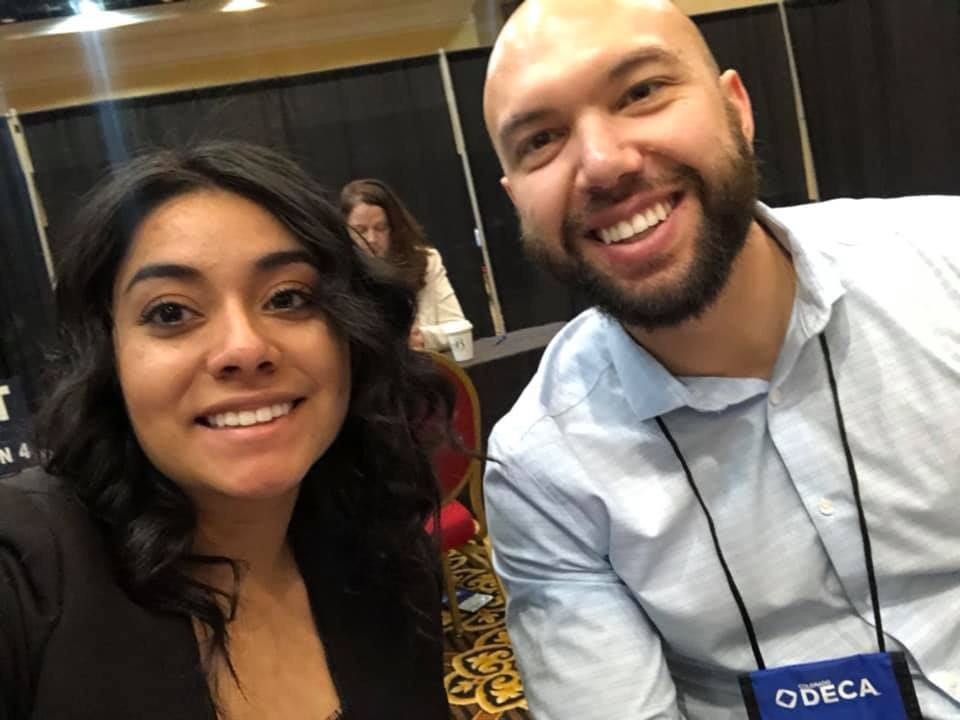 VectorMarketing's tweet photo. We’re having the best time at @ColoradoDECA! Can’t wait to spend the rest of the day with these awesome students and advisors! #CODECA #VectorLovesDECA #HereWeGo https://t.co/EjrtzngRWL